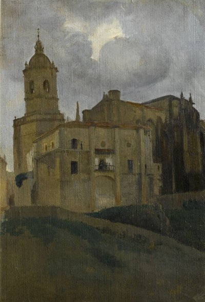 Pueblo en colina italiano, 1908-1910 de Roger Eliot Fry